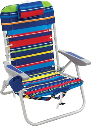 Rio Beach Backpack Chair - Blue (Height: Standard)