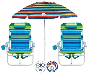Beach Day Bundle - [2 Oversized Chairs and 1 Umbrella]