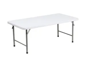 4' Kids Rectangle Foldable Table 