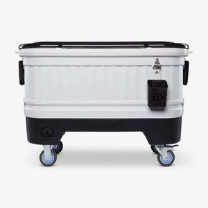 125 Qt Igloo Cooler, Gray 
