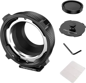 Letrater PL Lens Mount Adapter, PL to Sony E/NEX Mount Cameras A7S3/FS7/5/FX9 /A7R4/R3/a Series/Nex Series (PL-E/PL-NEX Black)