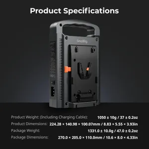 Dual Channel V Mount Battery Charger