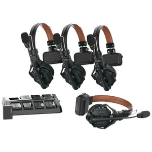 Hollyland Solidcom SE Full Duplex 4-Users ENC Noise Cancellation Wireless Intercom Headset System 