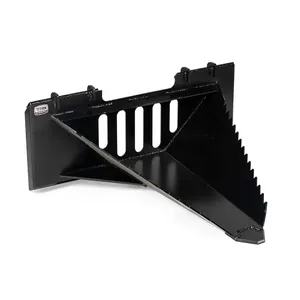 Stump bucket for skid steer