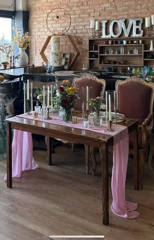 4ft Wooden Farmhouse Table