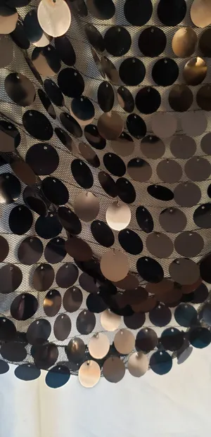 Large Sequin Round Tablecloth