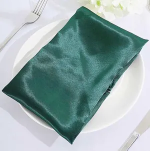 Green Satin Napkin