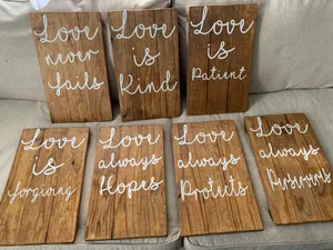 Love Aisle Signs