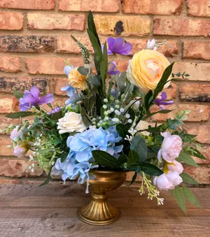 Gold Compote Vase