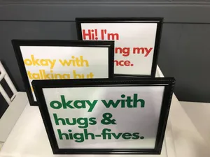 Color Coded Corona Signs