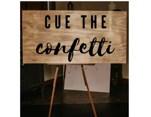 Customized Stained Sign (choice of wording)