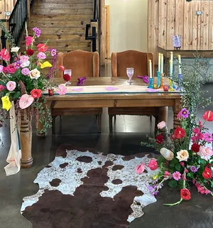 6ft Farmhouse Wooden Table