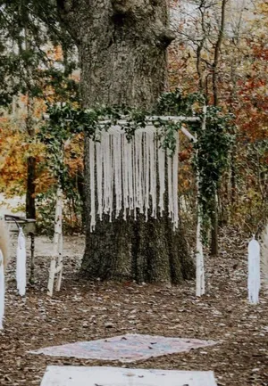Strawberry Wine Birch Arch