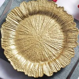 Gold Sunburst Charger