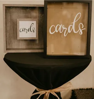 Wooden Card Box
