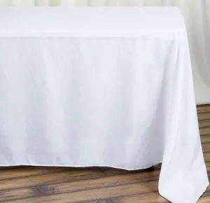 White Poly Tablecloth From $15.00