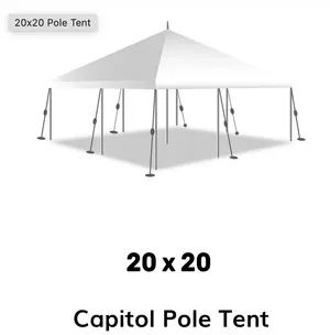 20 x 20 Pole Tent