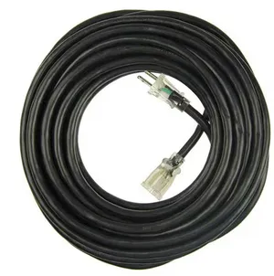 BlackBlack  extension cords 12 awg with lighted ends - 200ftt