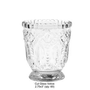 Cut Glass Votive