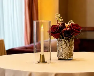 Glass Cylinder Hurricane