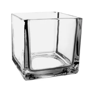 Glass Square Vase