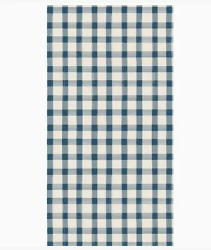 Navy Plaid Napkin