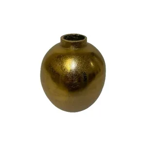 Metallic Gold Bud Vase