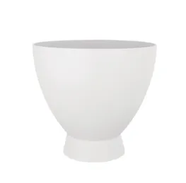 White Dahlia Pot