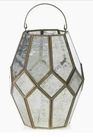 Mercury Glass Lantern