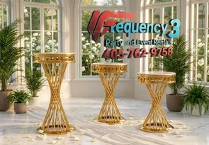 Prime Luxury Gold Cake Cake Pedestal  (Gold twist)