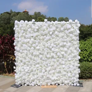 White 8x8 flower Backdrop