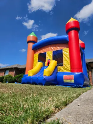 Bounce House (Blue, red, Yellow, Green)