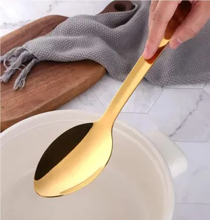 Gold Serving Spoons