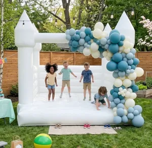 White Kids Bounce house 