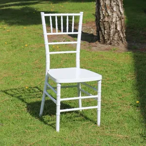 White Chiavari Chair (No Back Cushoin) 
