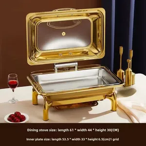 Gold Prime Rectangular Chafing Dish (9QT)