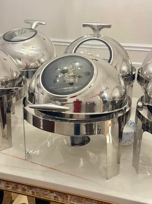 Silver Round Chafing Dish (6QT)