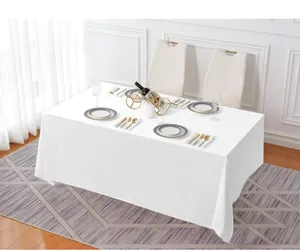 6 feet table cover normal (White)