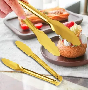 Gold Serving Tong 