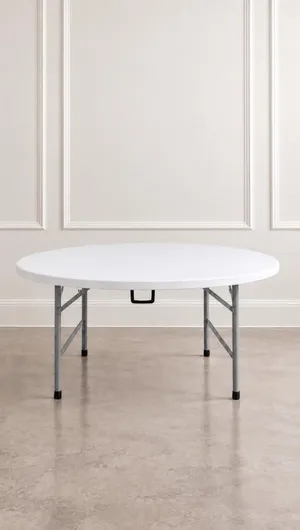 Folding Round Table