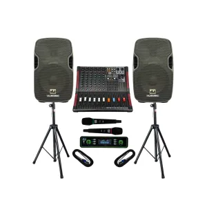 PA System with Wireless Microphone
