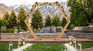 Golden Hexagon Arch
