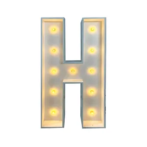 Marquee Letter H