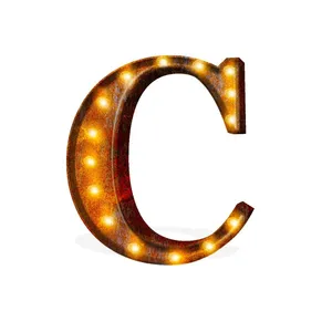 Marquee Letter C