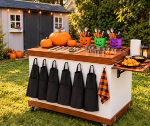 Pumpkin Carving Cart