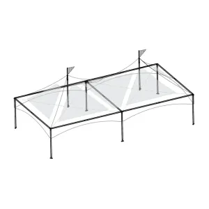 20 x 40 Clear Top Frame Tent