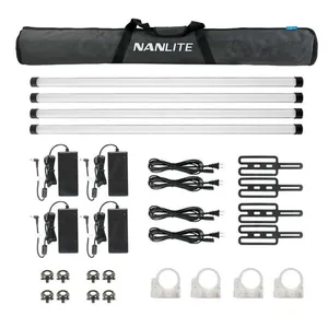 Nanlite PavoTube II 30XR 4 vnt. LED šviestuvų komplektas. | Nanlite PavoTube II 30XR 4KIT LED Tube Light