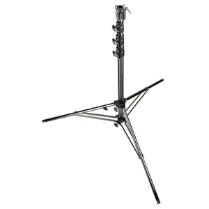 Manfrotto juodas aliumininis 4 sekcijų „Super Stand“ stovas | Manfrotto Black Aluminium 4-Sections Super Stand