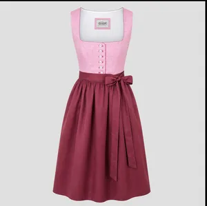 Heimatgwand in pink and burgundy