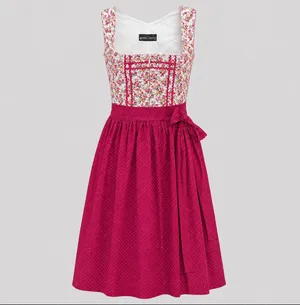 Berwin & Wolff Red Floral Dirndl